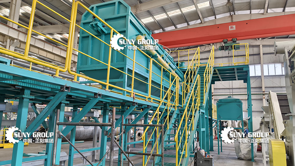 迪拜客戶的鋰電池回收處理設(shè)備順利安裝完畢，靜待客戶驗(yàn)機(jī)