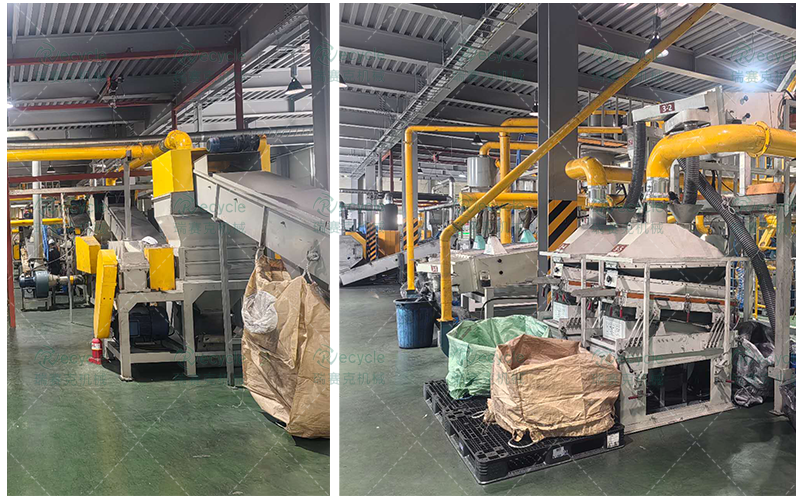 廢舊電池破碎熱解打粉項目,破碎與分選的環(huán)保設備